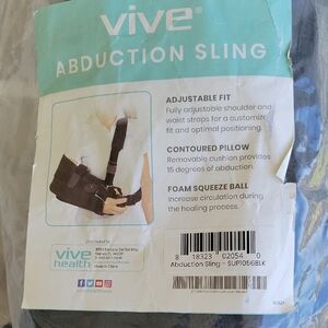 Black Arm Abduction Sling Vivr Health One Size